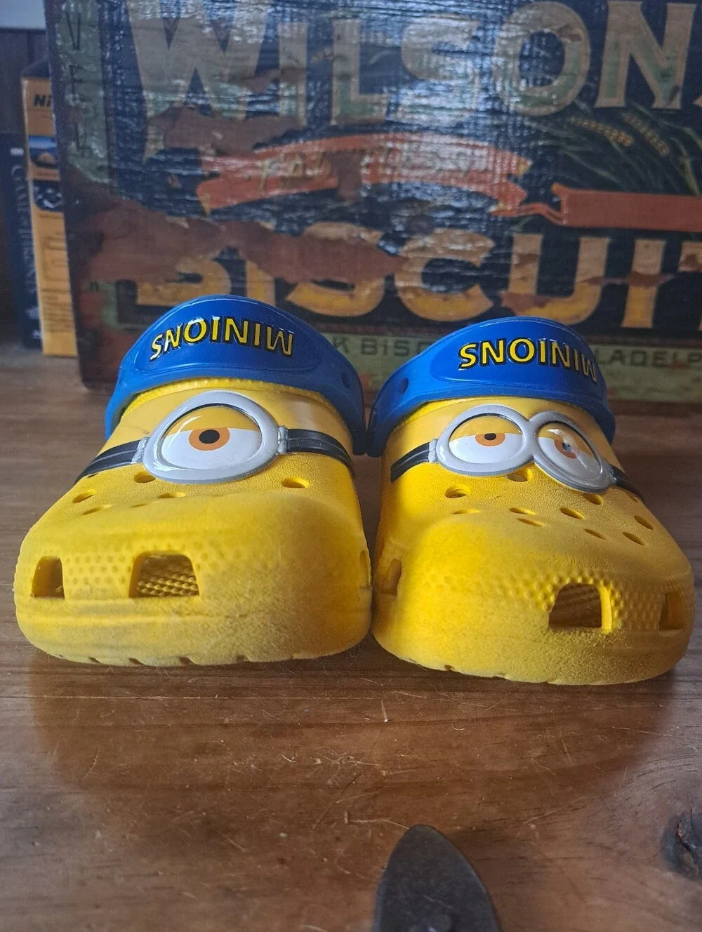 Crocs Despicable Me Clogs Kids Size 1, Fun Lab I Am Minions Stuart & Kevin 20746
